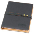 Impressão em offset Custom PU Leather Notebook with Lock